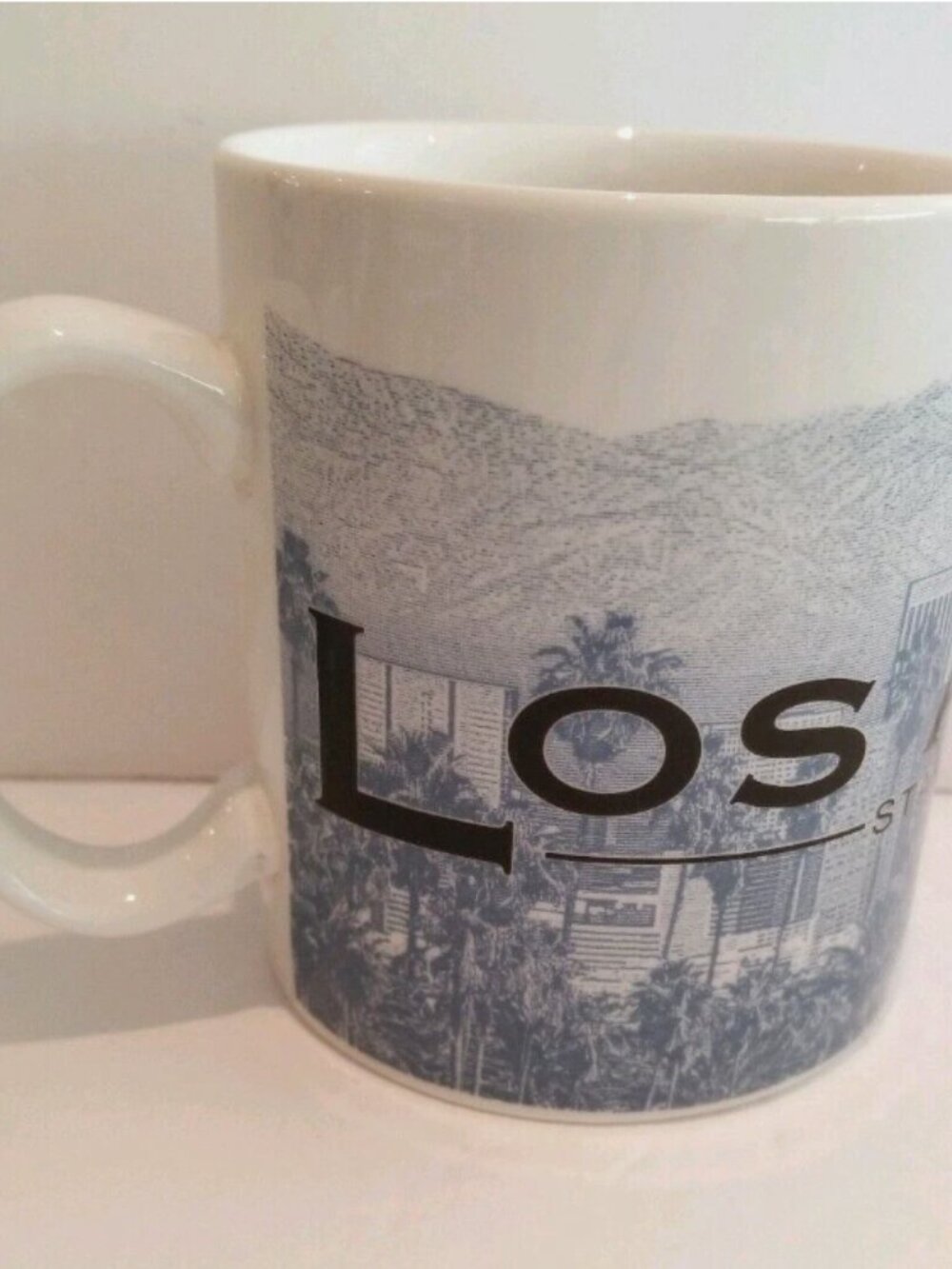 Starbucks Los Angeles 18 Oz Mug Skyline Barista Series One City of Angels 2002